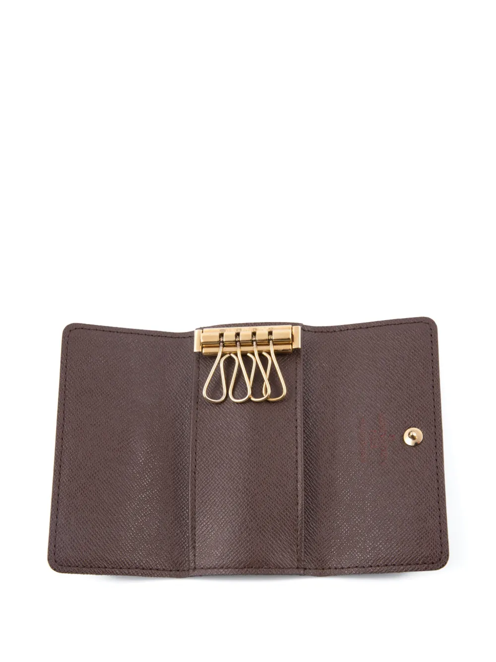 Pre-owned Louis Vuitton 2000s Tri-fold Key-case In Brown