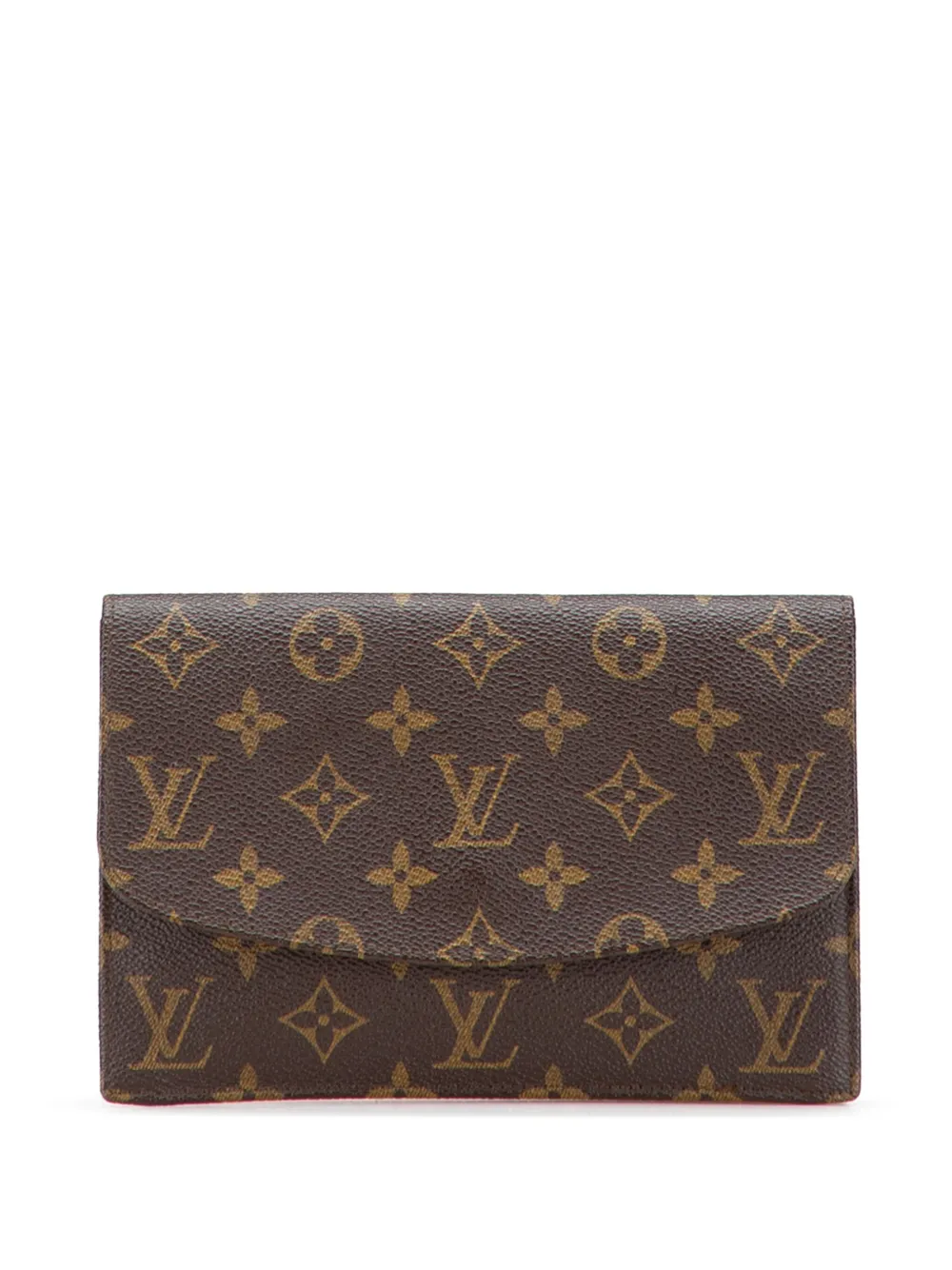 Louis Vuitton Pre-Owned 1988 モノグラム ポシェット ラバ 20 クラッチバッグ - ブラウン Louis Vuitton Pre-Owned 1988 モノグラム ポシェット ラバ 20 クラッチバッグ - ブラウン