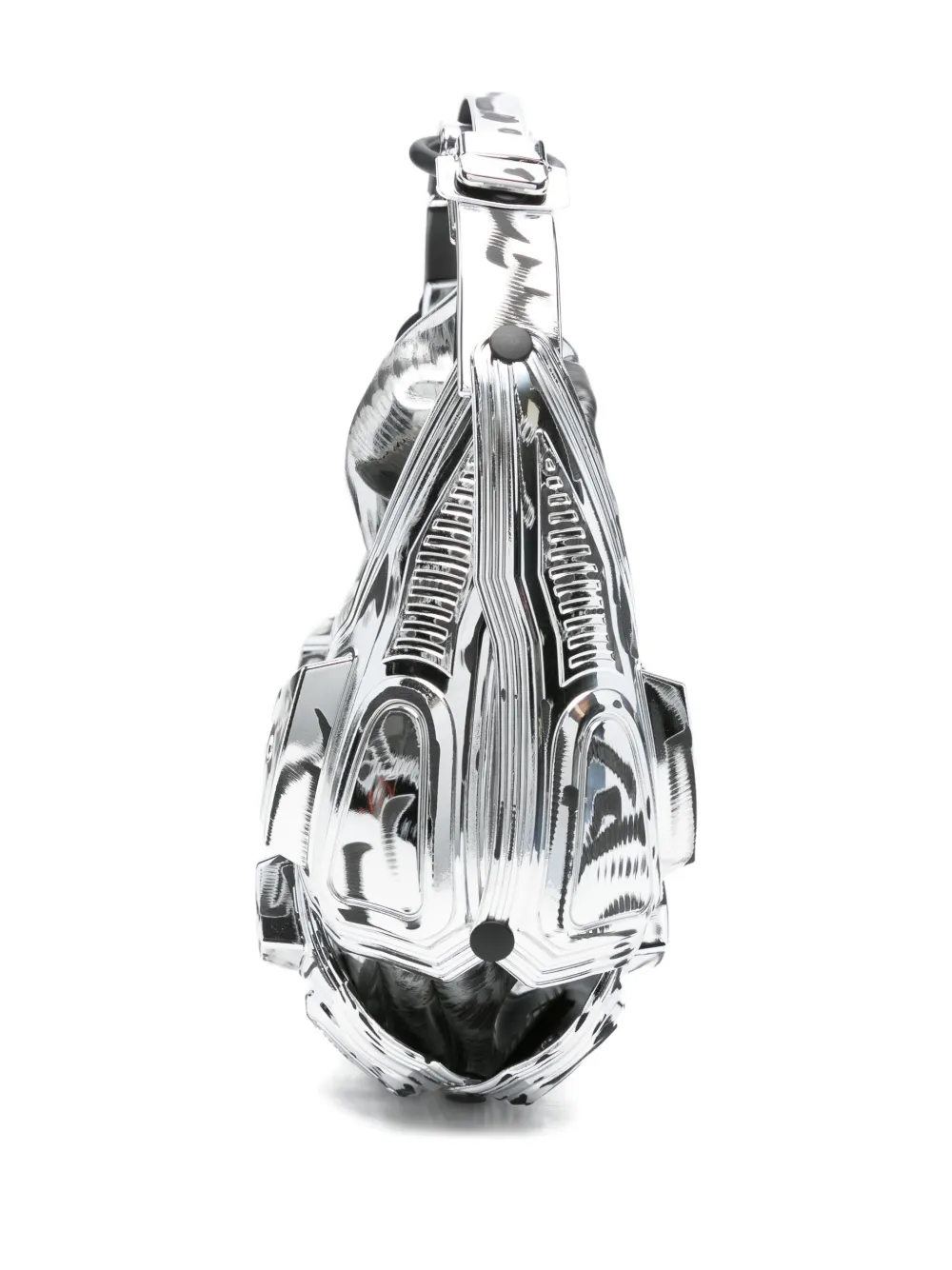 Innerraum Metallic-effect Top-zip Shoulder Bag In Silver