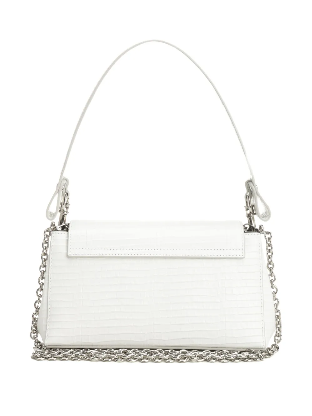 Vivienne Westwood Medium Hazel leren schoudertas - Wit