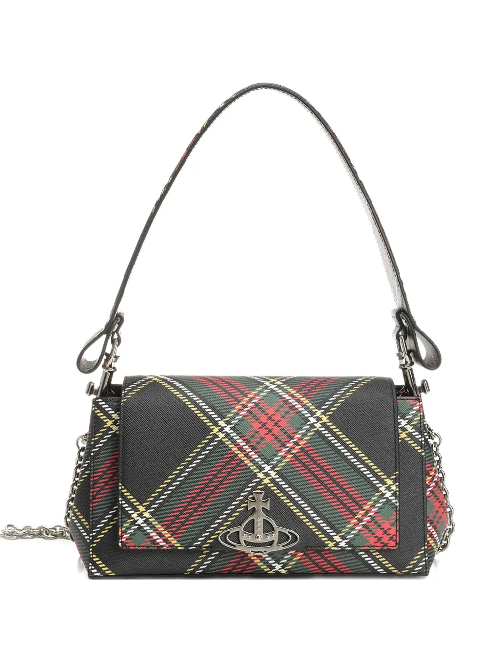 Vivienne Westwood medium Hazel shoulder bag - ブラック Vivienne Westwood medium Hazel shoulder bag - ブラック