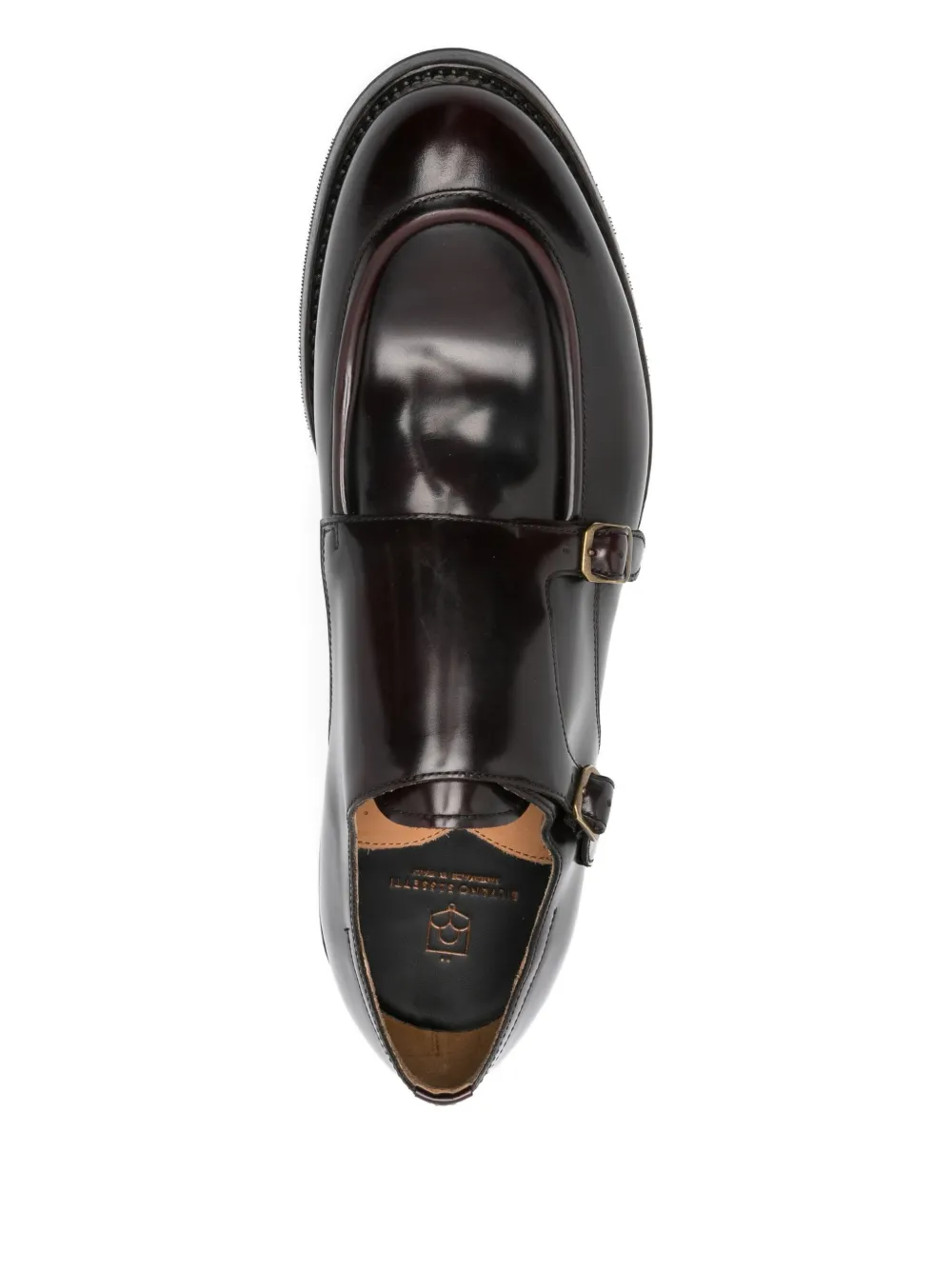 Silvano Sassetti Double-buckle Leather Shoes In Black
