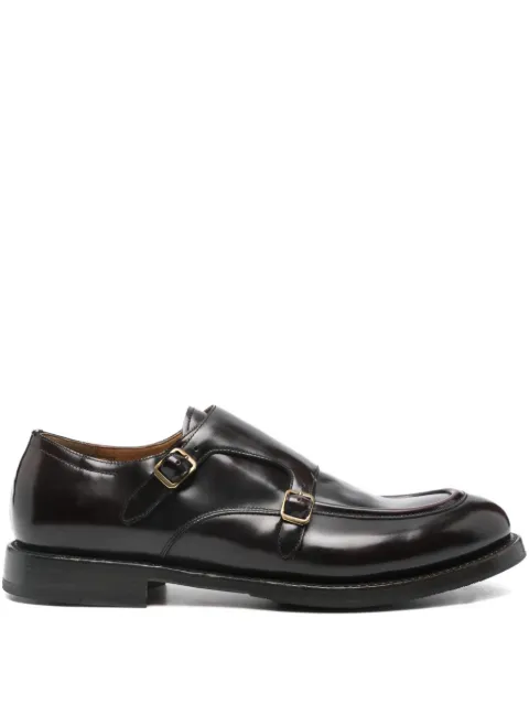 Silvano Sassetti double-buckle leather shoes