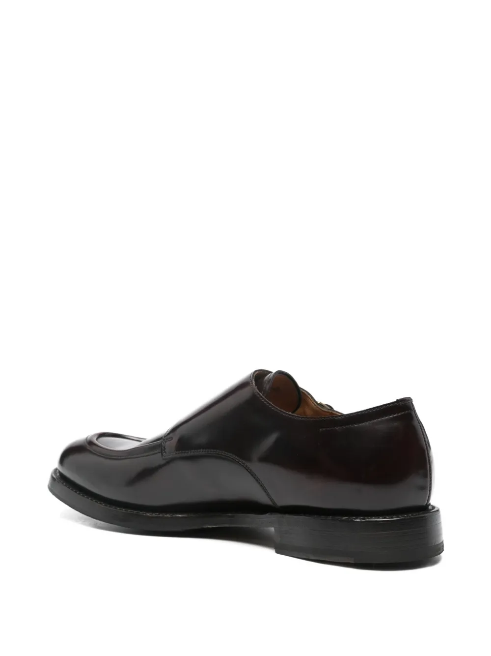 Silvano Sassetti Double-buckle Leather Shoes In Black