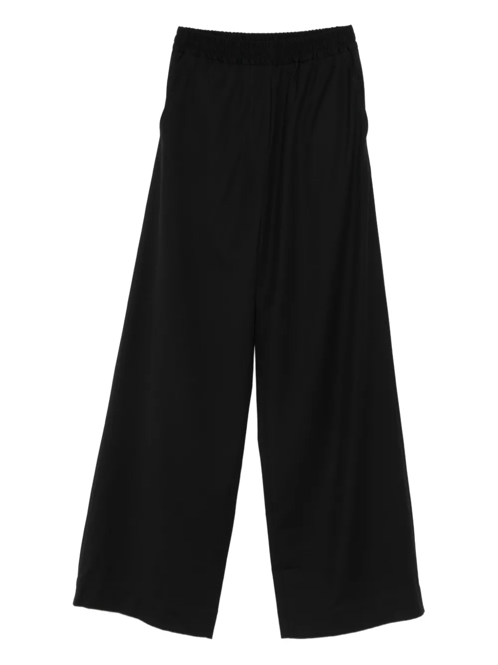 Isabel Benenato Elastic-waist Trousers In Black