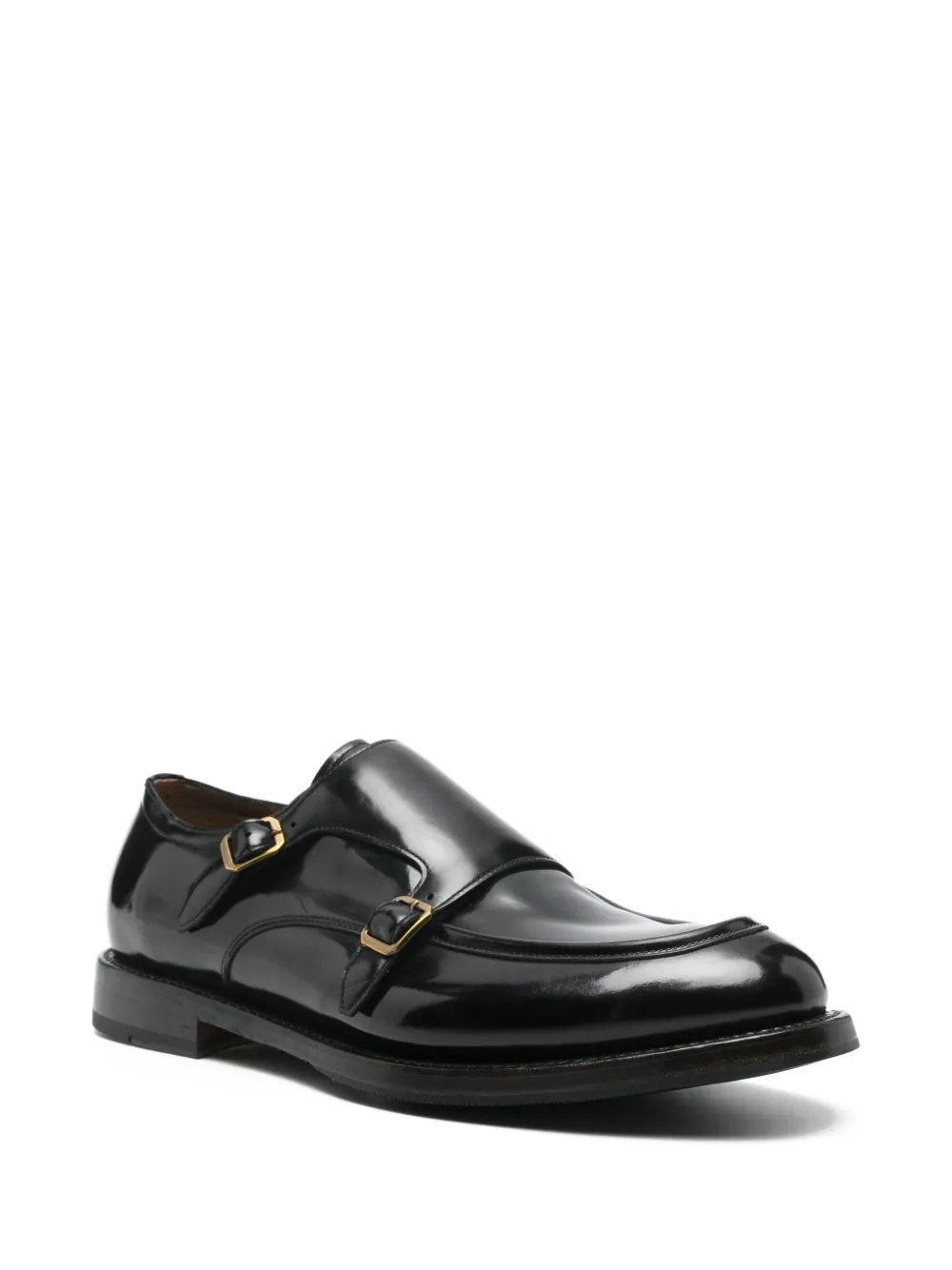 Silvano Sassetti double-buckle leather shoes | Derby Shoes | Image 2