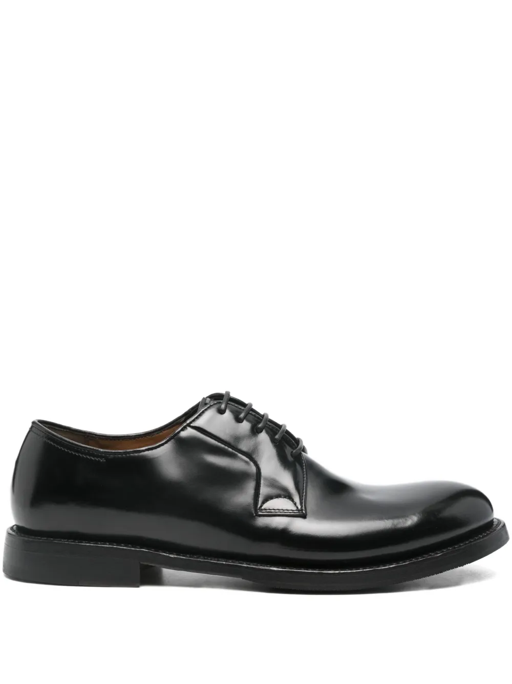 Silvano Sassetti Lace-up Leather Shoes In Black