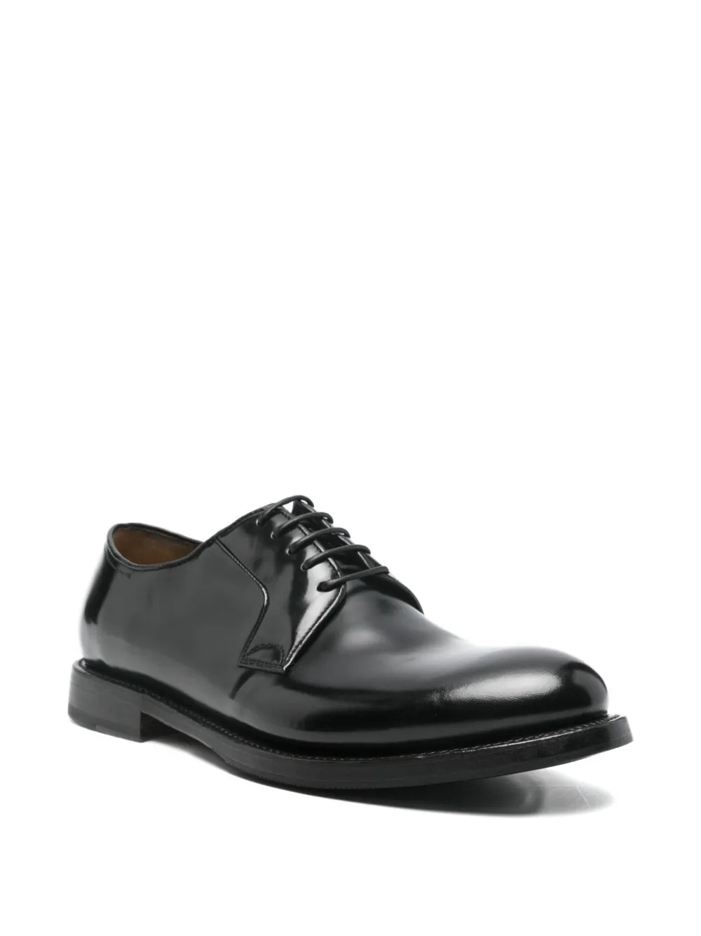 Silvano Sassetti Lace-up Leather Shoes In Black