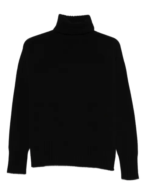 Roberto Collina suéter tejido de canalé con cuello de tortuga