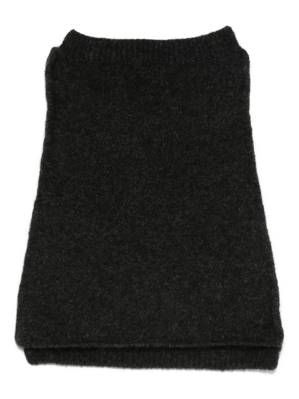 Isabel Benenato wool scarf | Grey | Image 1