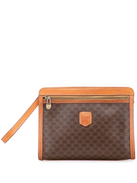 Celine Pre-Owned 1993 Macadam Coated Canvas clutch bag