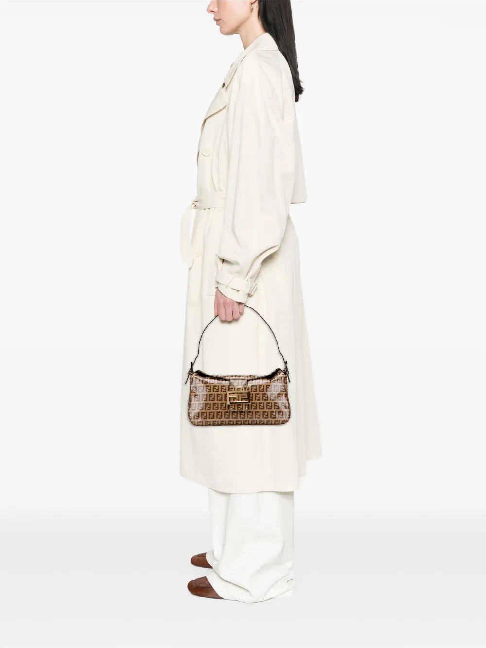 Fendi Pre-Owned 20th Century Zucchino Crystal Double Flap shoulder bag | Pre-Owned | Image 2