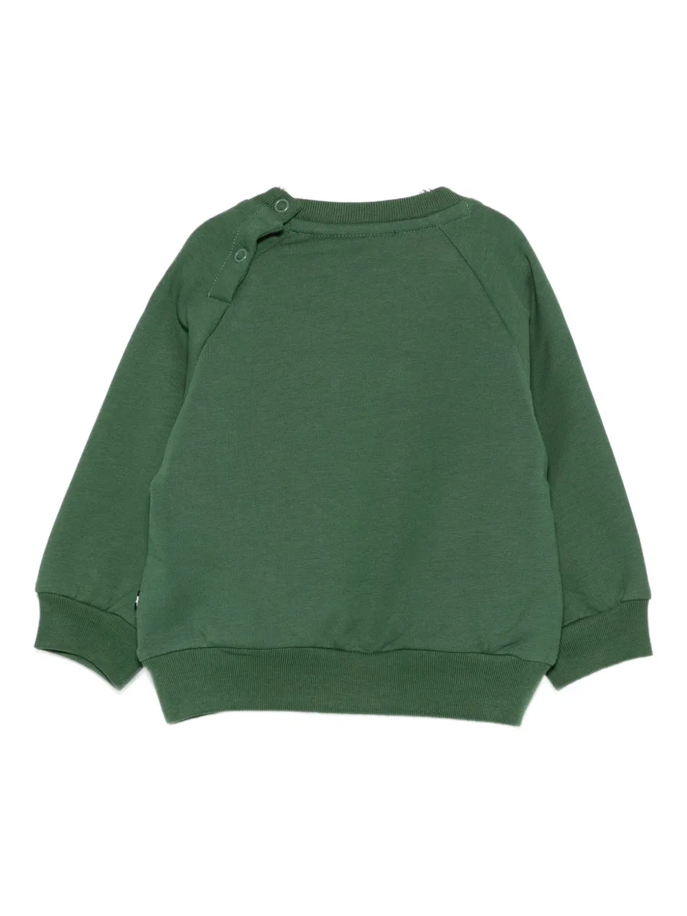 Molo Face-print Sweatshirt In Green