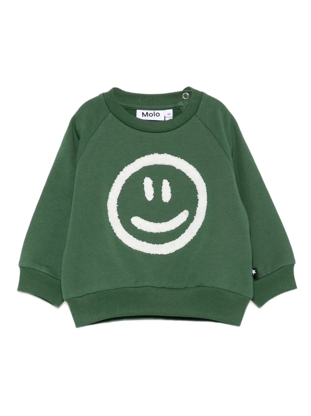 Molo face-print sweatshirt | Green | Image 1