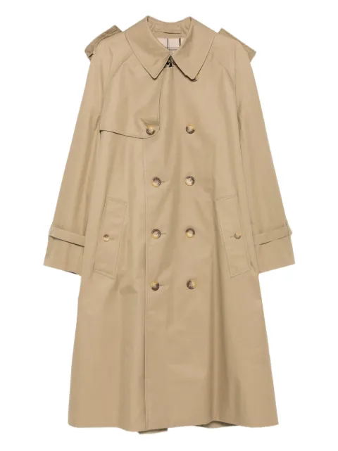 Grenfell double-breasted buttoned trench coat