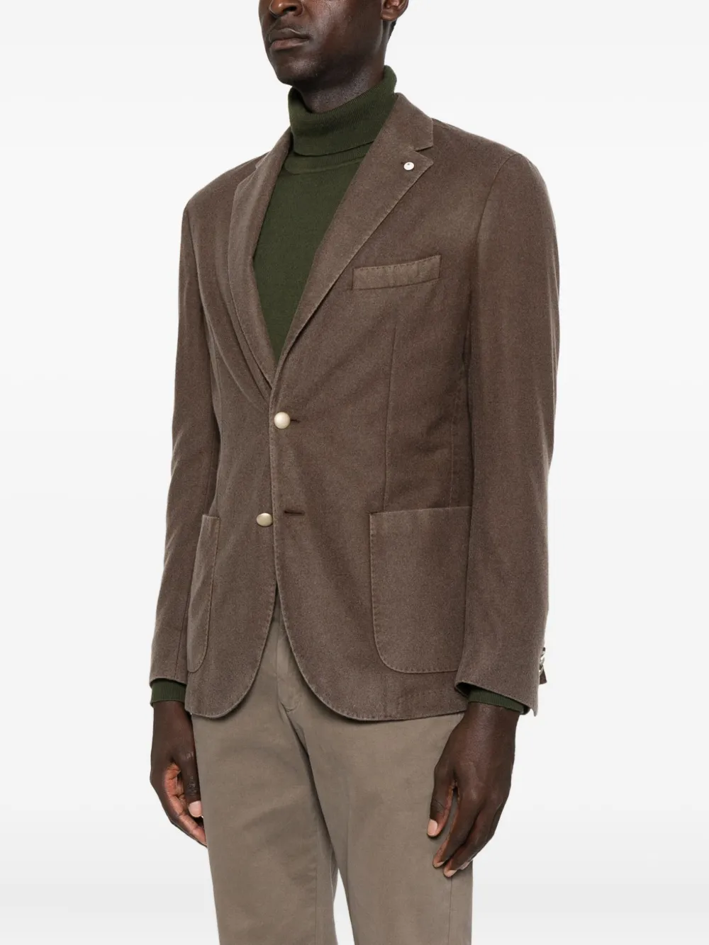 L.b.m 1911 Patch-pocket Blazer In Brown