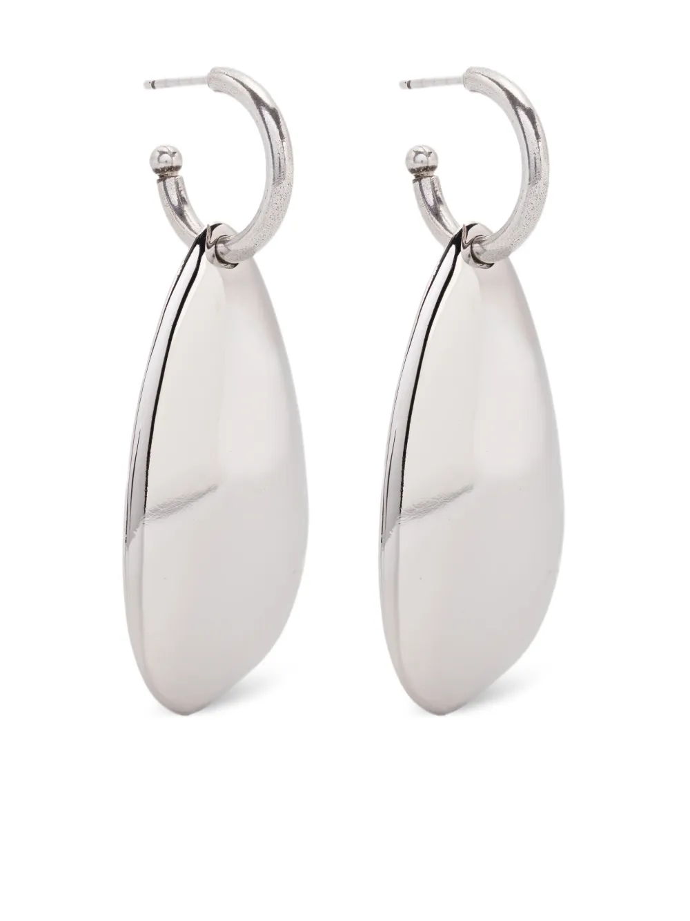 Isabel Marant Silver Teardrop Earrings In Metallic
