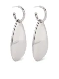 ISABEL MARANT silver teardrop earrings
