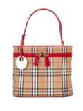 Burberry Pre-Owned 2000-2017 Haymarket Check Canvas vanity bag - Brown