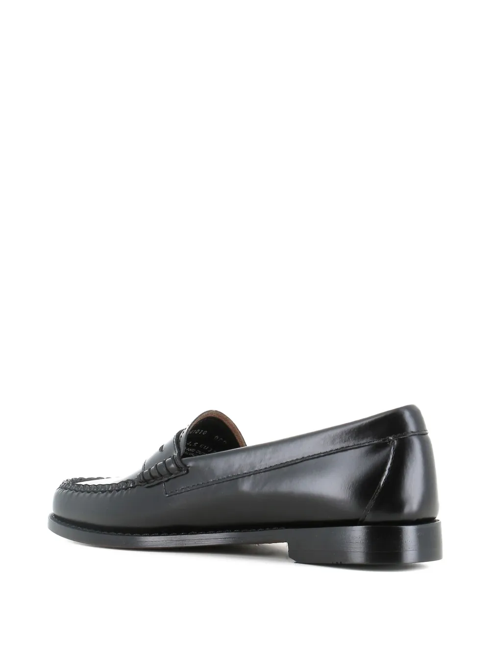G.H. Bass & Co. leather penny-slot loafers Black