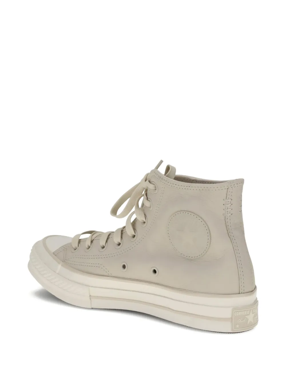 Converse Chuck 70 Leather High-top Sneakers In Gray