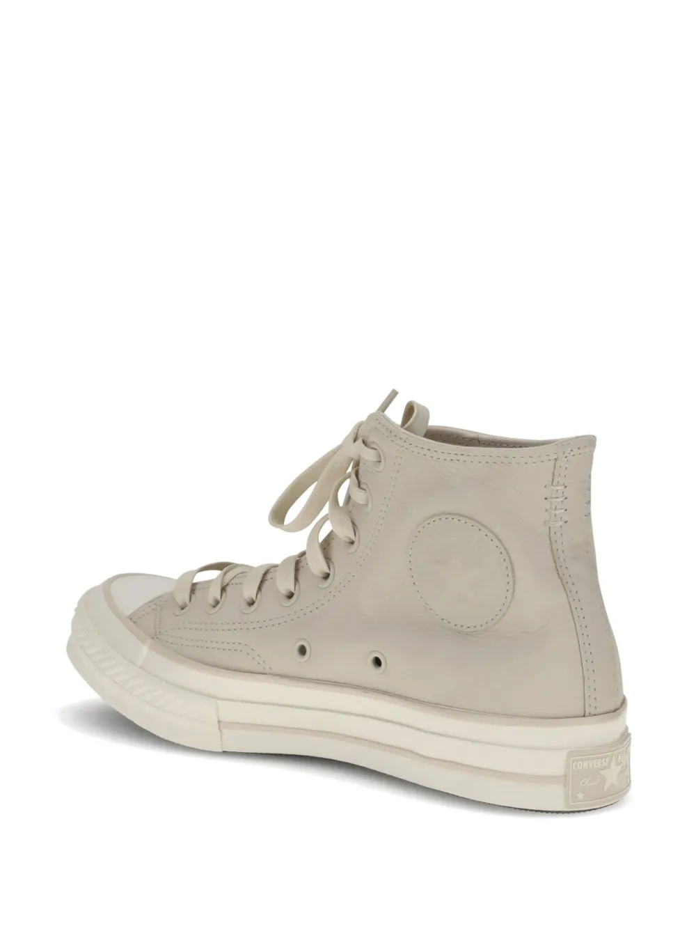 Converse Chuck 70 leather high-top sneakers Grey