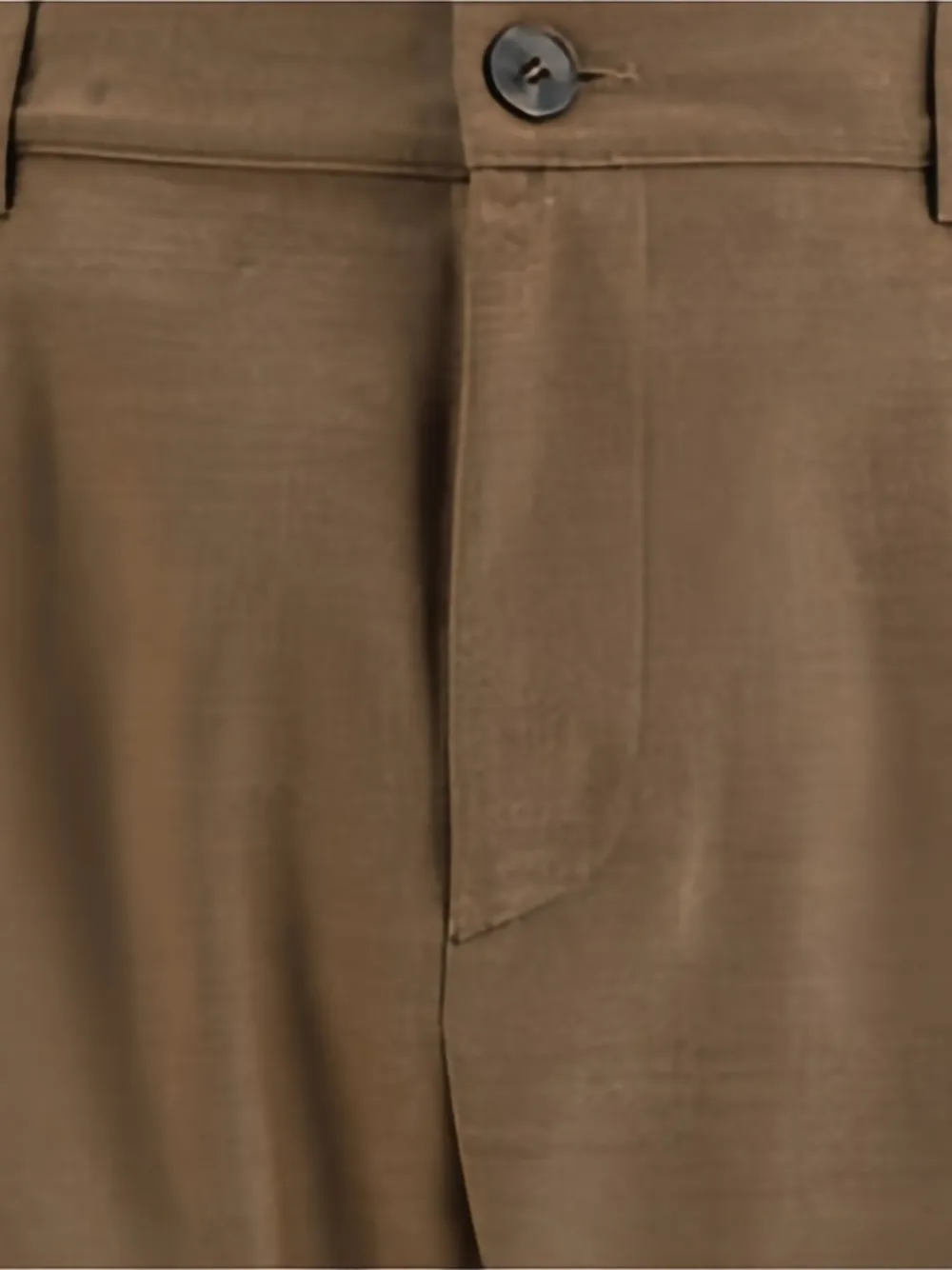 Cruna Pleat-details Trousers In Brown