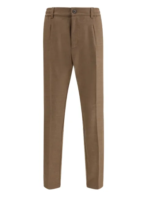 Cruna pleat-details trousers