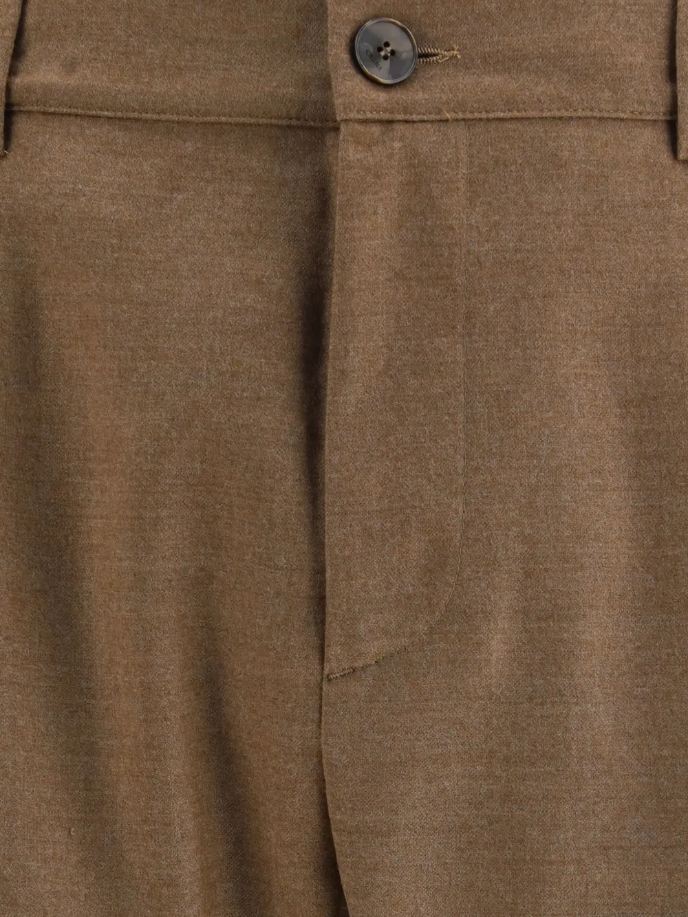 Cruna Pleat-details Trousers In Brown