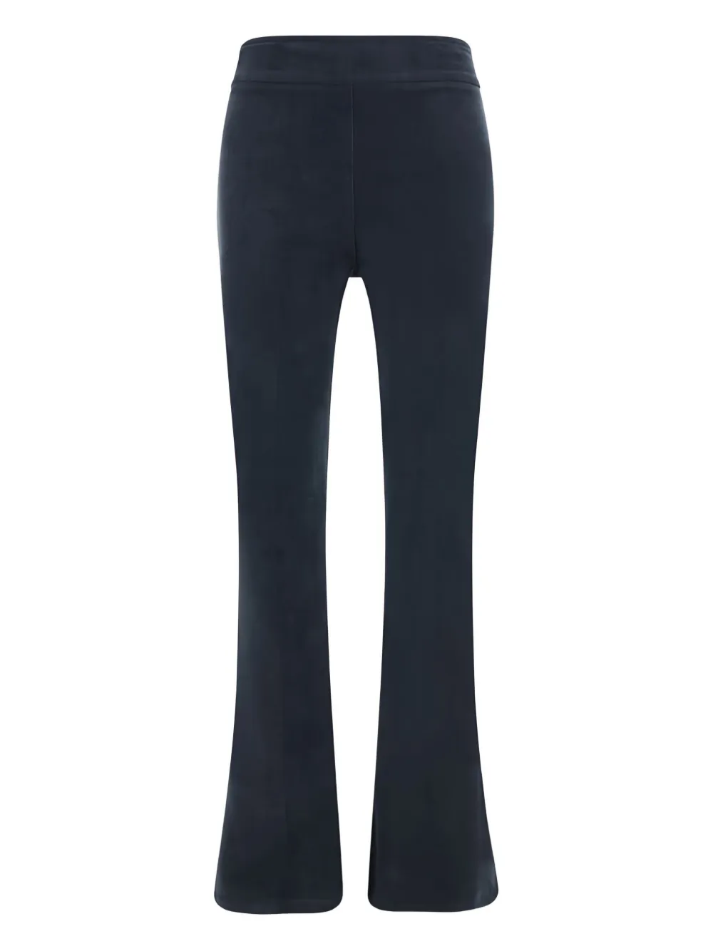 Avenue Montaigne ribbed velvet-effect trousers - Zwart