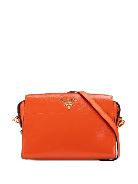 Prada Pre-Owned 2013-2025 Saffiano Vernice Esplanade crossbody bag