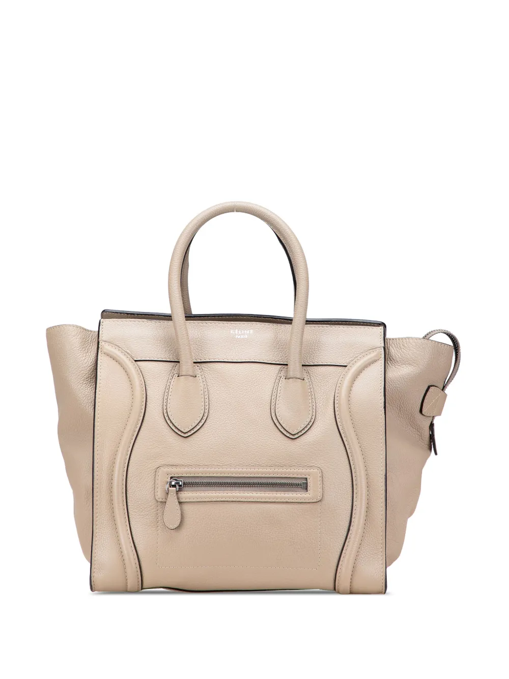 Celine Pre-Owned 2012 ミニ カーフスキン ラゲージ トートバッグ - ブラウン Celine Pre-Owned 2012 ミニ カーフスキン ラゲージ トートバッグ - ブラウン