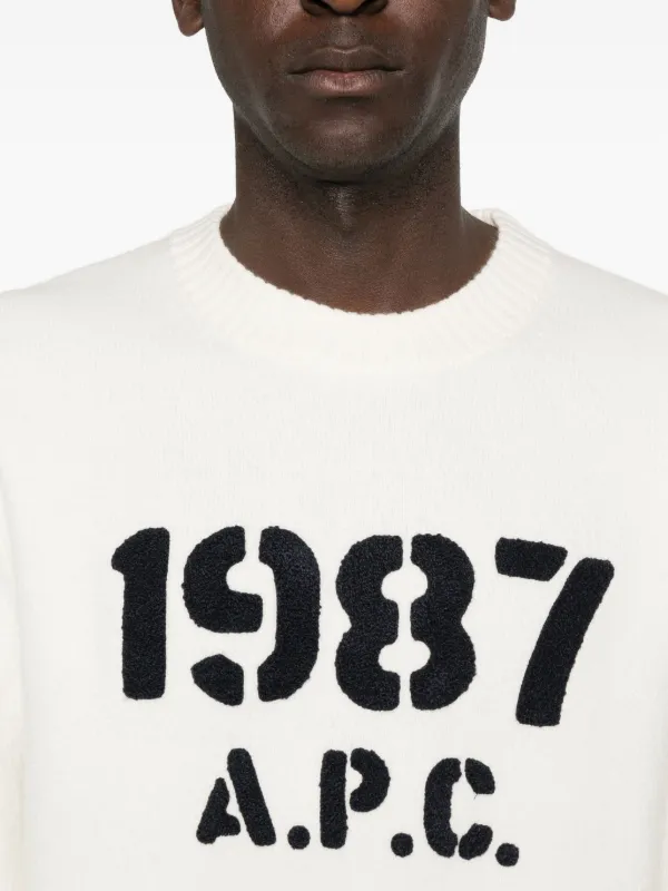 A.P.C. クルーネックセーター | ニュートラル | FARFETCH JP