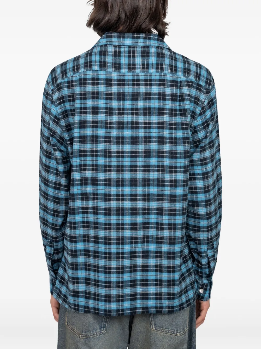 Sunflower Geruit overhemd Blauw