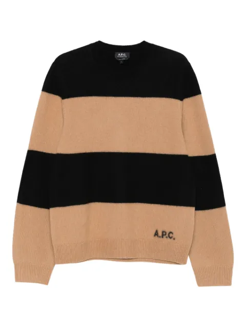 A.P.C. striped cashmere sweater