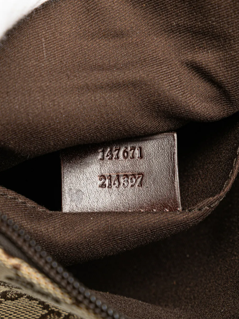 Pre-owned Gucci 2000-2015 Small Gg Canvas Perforated Crossbody Bag In Brown