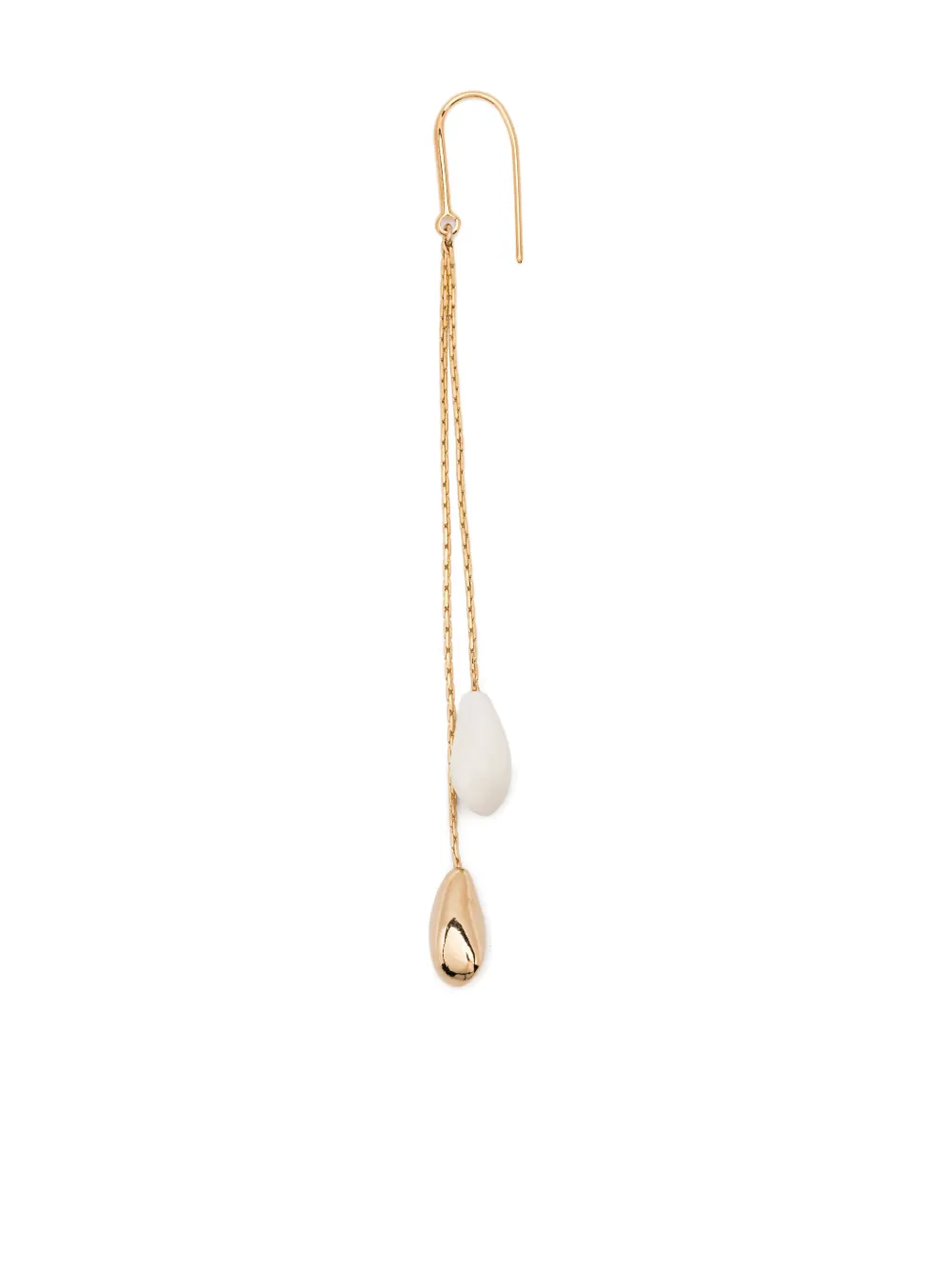 ISABEL MARANT Imala gold-chain teardrop earrings - Oro