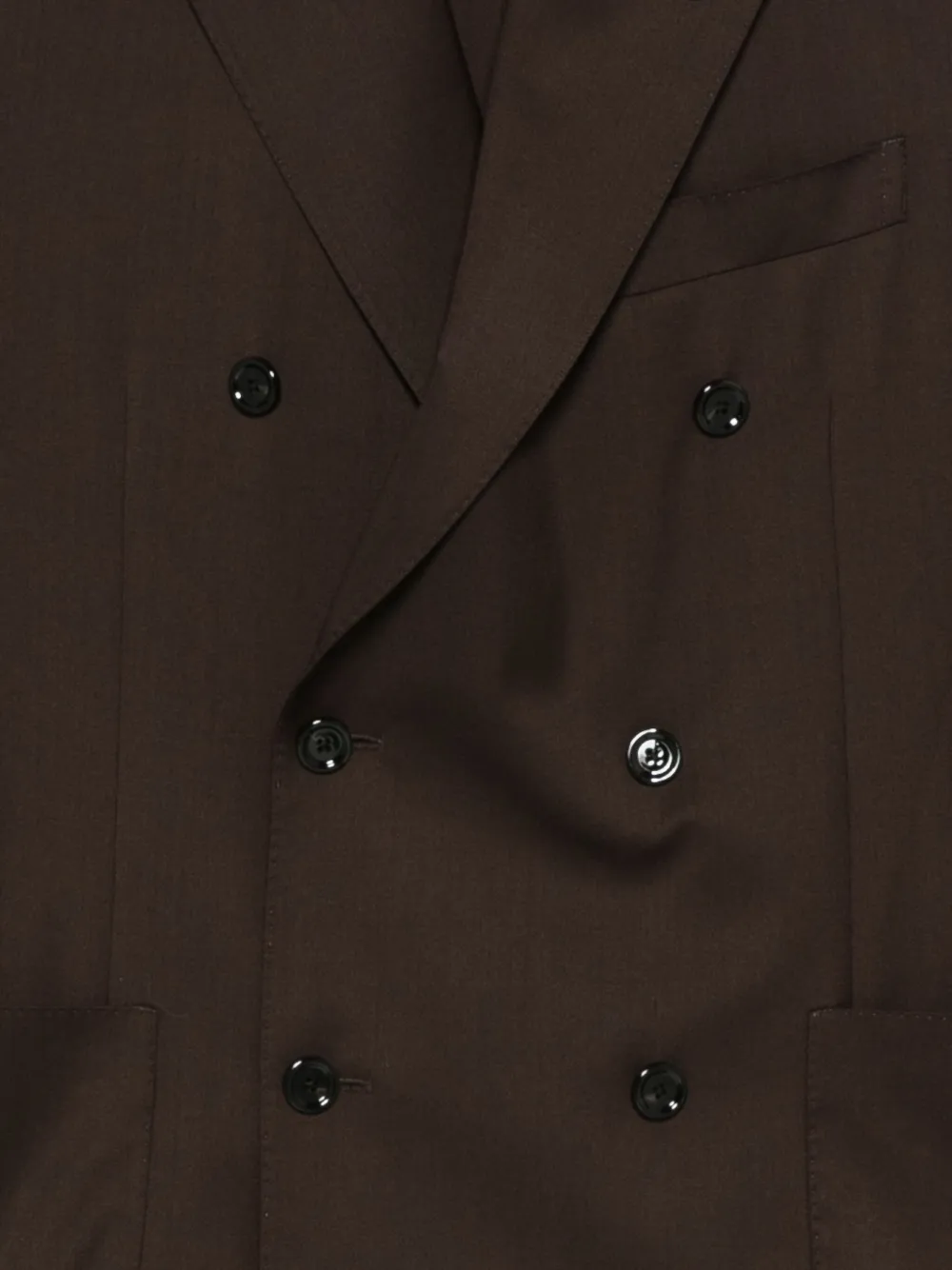 Lardini Double-breasted Blazer In Brown