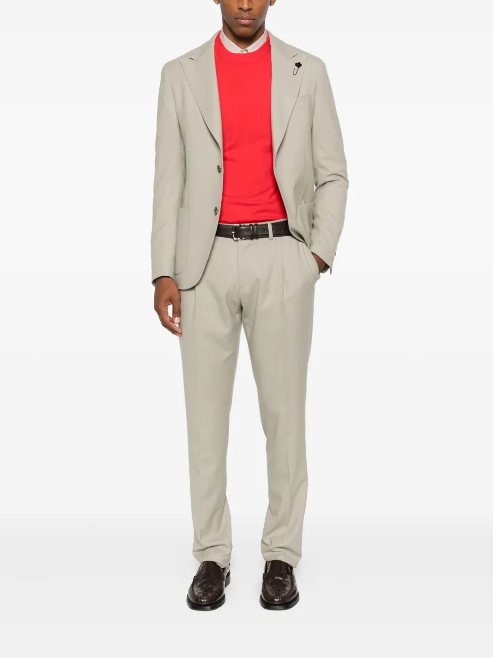Lardini patch-pocket suit | Blazers | Image 2