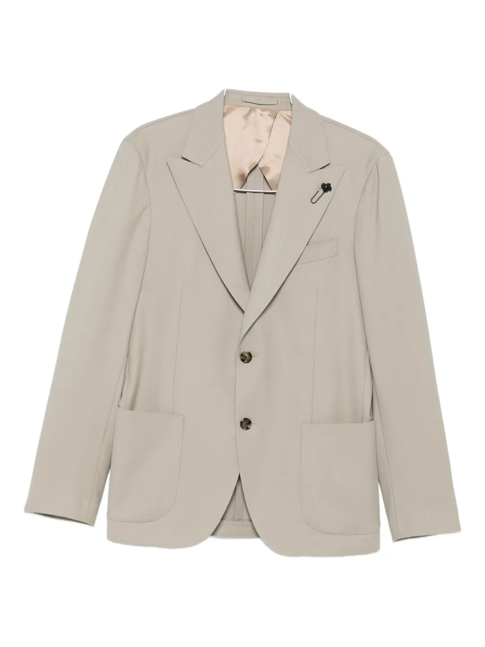 Lardini Patch-pocket Suit In Neutral