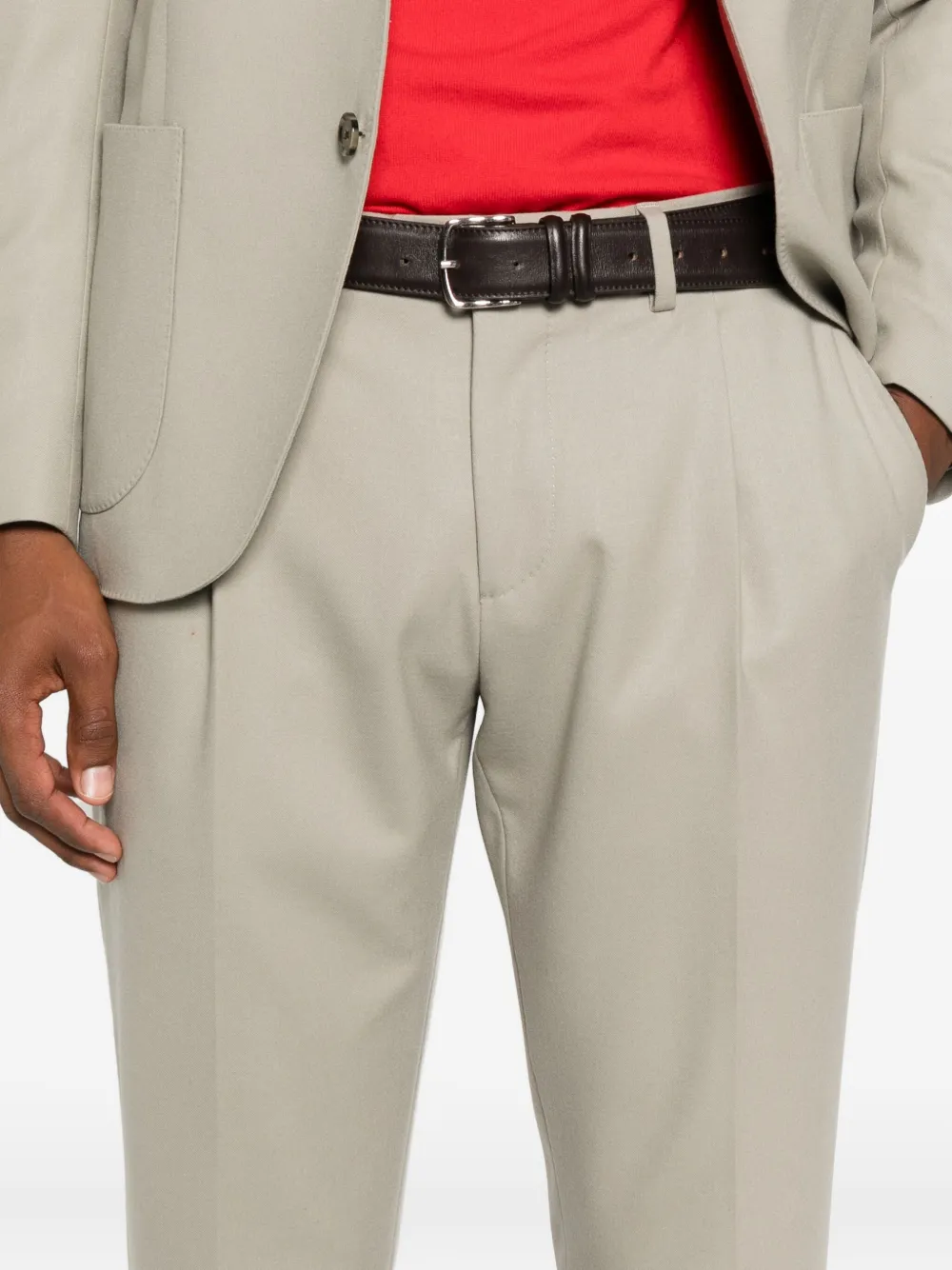 Lardini Patch-pocket Suit In Neutral