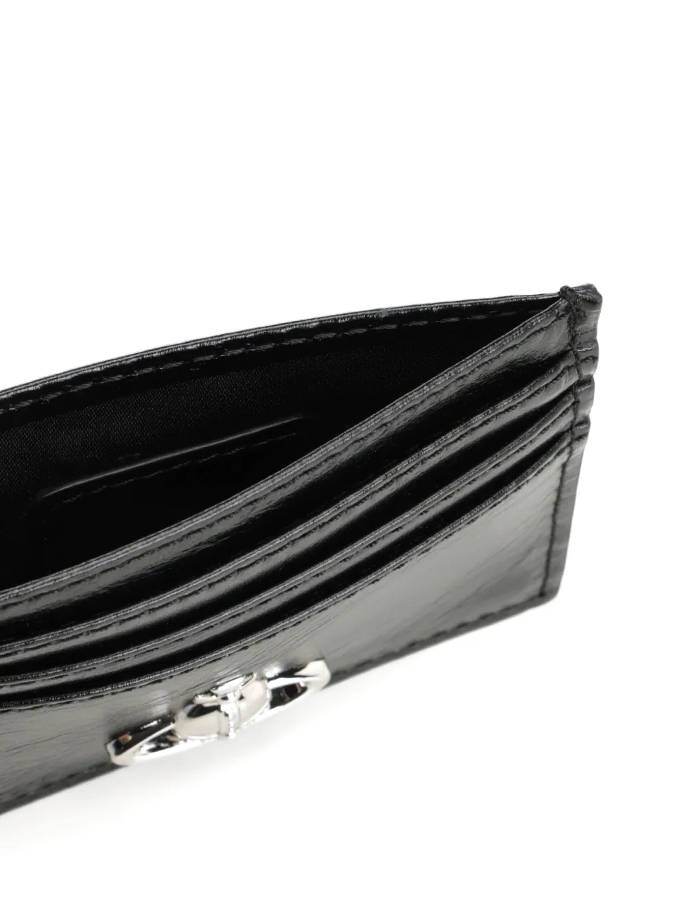 Vivienne Westwood Pasjeshouder met plakkaat Zwart