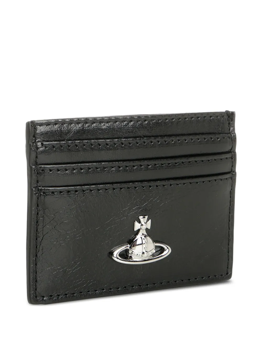 Vivienne Westwood Orb-plaque Card Holder | Black | FARFETCH