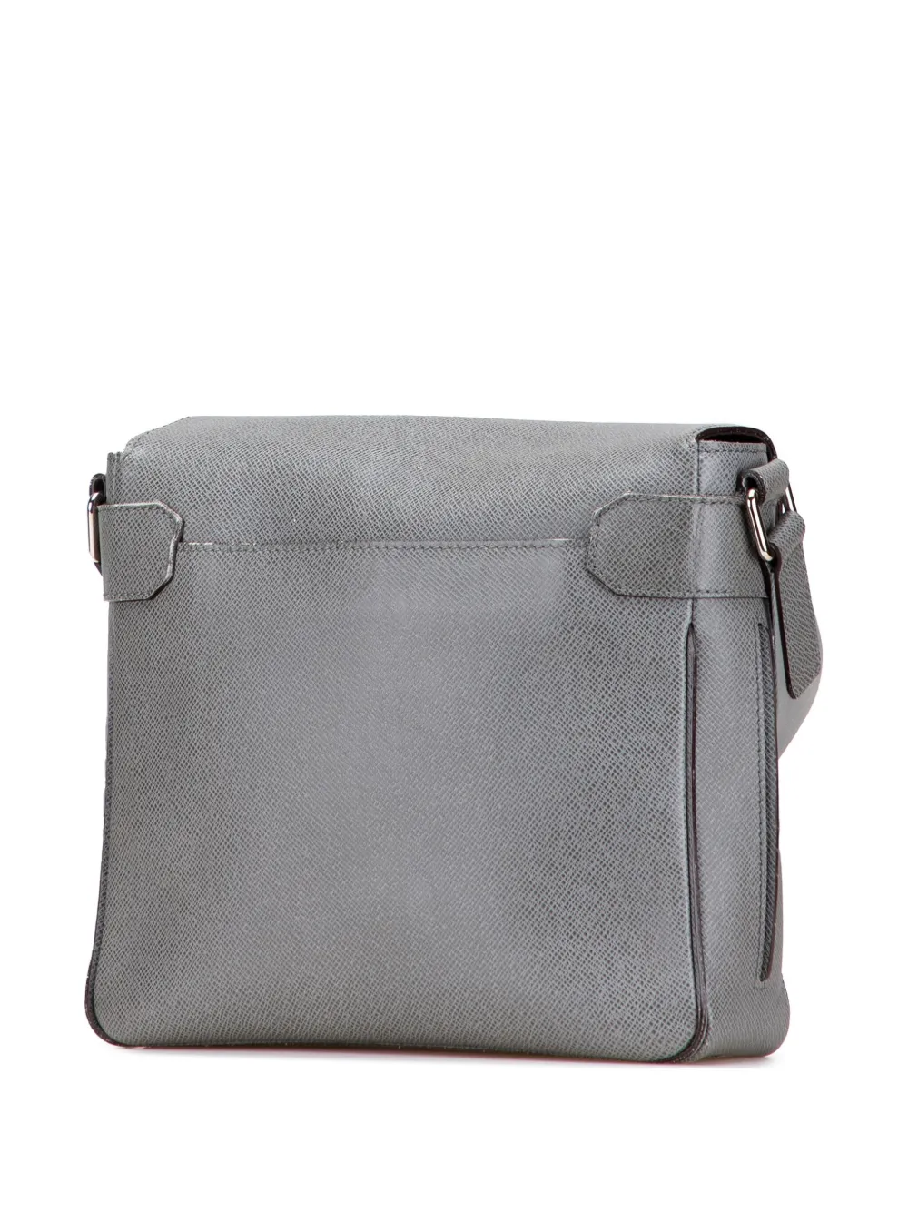 Louis Vuitton Pre-Owned 2012 Taiga Roman MM Crossbody Bag | Grey