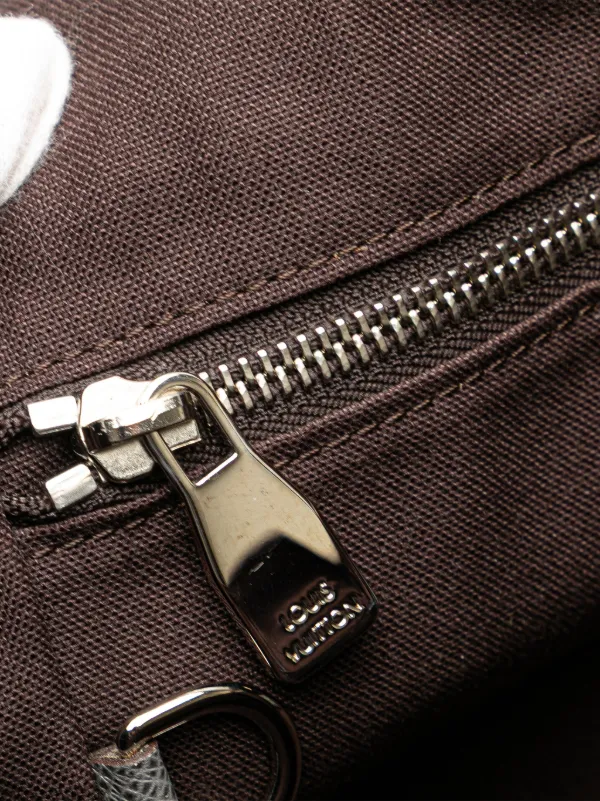 Louis Vuitton Pre-Owned 2012 Taiga Roman MM Crossbody Bag | Grey