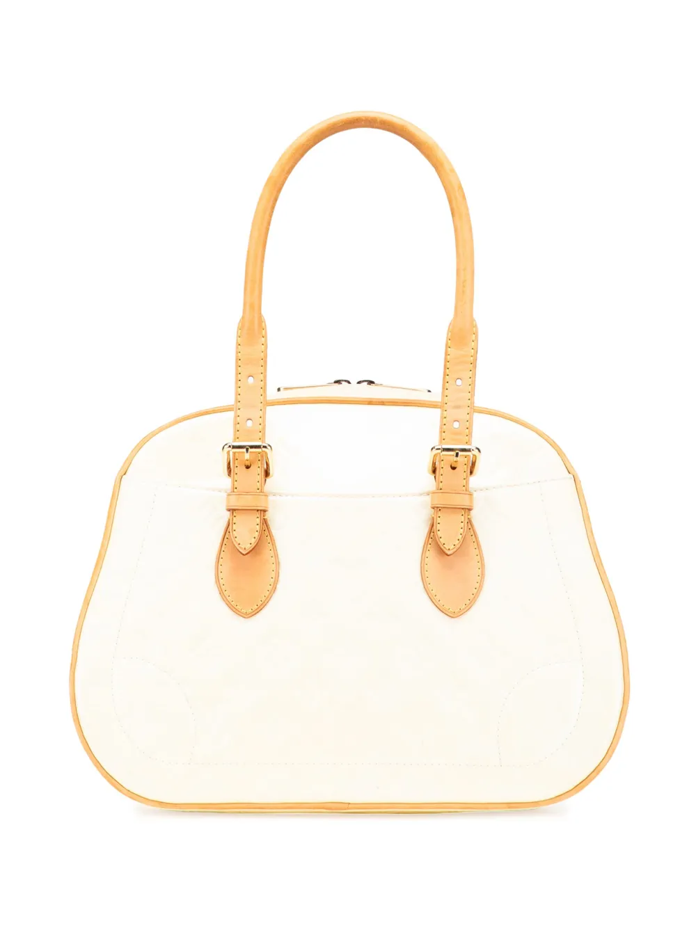 Louis Vuitton Pre-Owned 2007 モノグラム ヴェルニ サミット ドライブ ハンドバッグ - ホワイト Louis Vuitton Pre-Owned 2007 モノグラム ヴェルニ サミット ドライブ ハンドバッグ - ホワイト