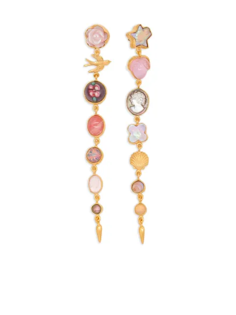 Grainne Morton multiple-stone drop earrings