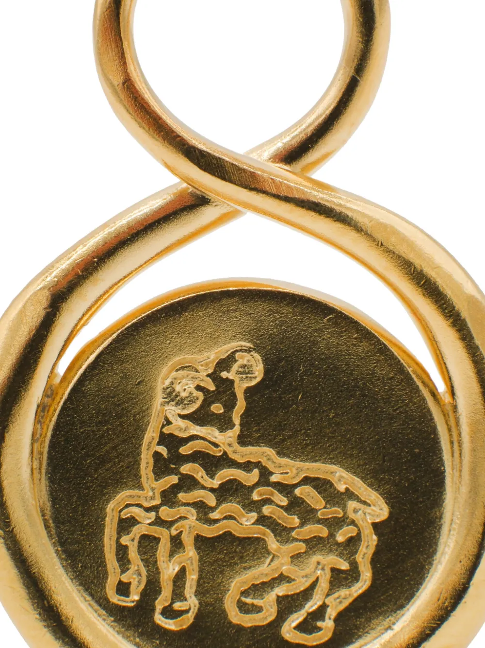  Lah Paris Aries-engraved Infinity-design Pendant - Gold 