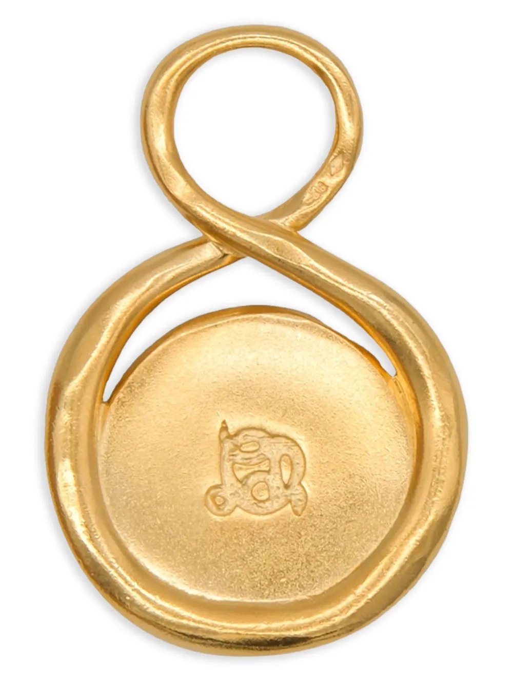  Lah Paris Aries-engraved Infinity-design Pendant - Gold 