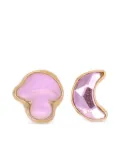 Grainne Morton mushroom-moon motif earrings - Gold